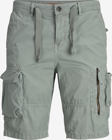 JACK & JONES Regular Cargo Pants in Grey: front