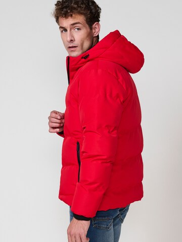 Veste d’hiver KOROSHI en rouge
