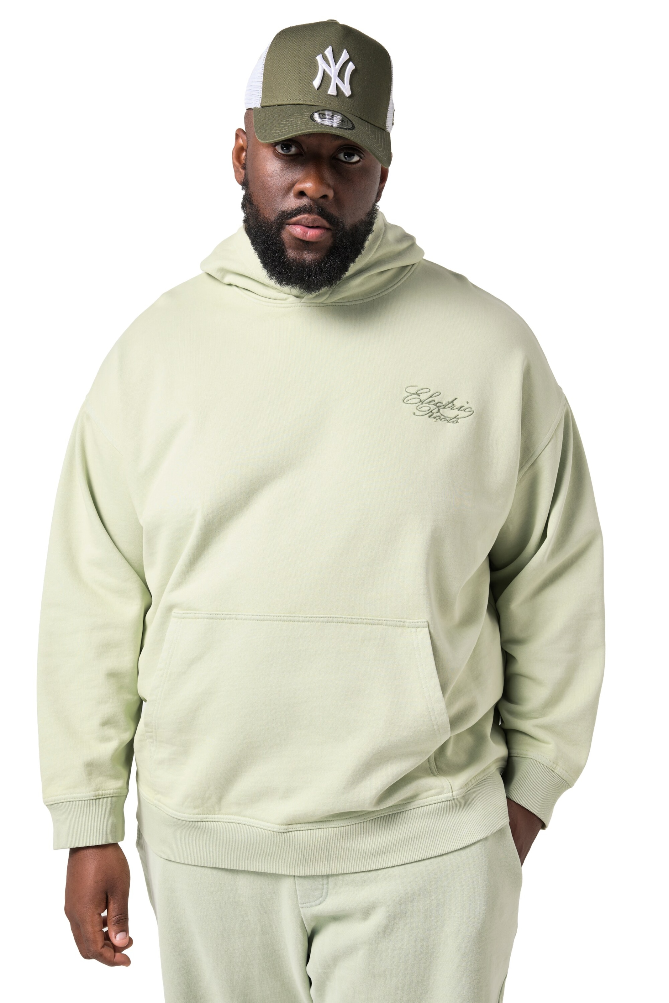 STHUGE Sweatshirt in Grün: Vorderseite