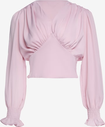 usha BLACK LABEL - Blusa em rosa: frente