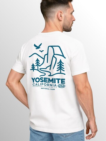 Neverless Shirt 'Yosemite Park'‌‌‌ in Weiß