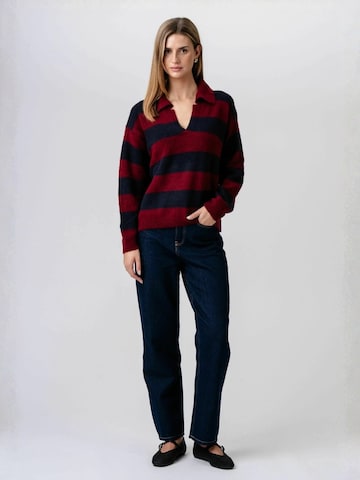 Pull-over ' Nora Knit ' TEESHOPPEN en rouge