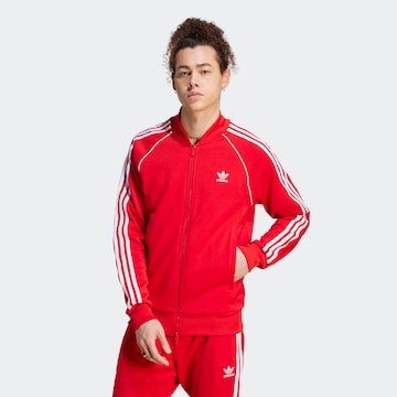 ADIDAS ORIGINALS Sweatvest 'Adicolor Classics Sst' in Rood: voorkant