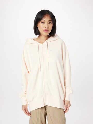 Nike Sportswear Sweatjakke i beige: forside