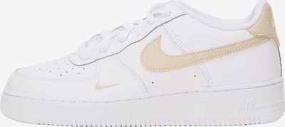 Nike Sportswear Tennarit 'AIR FORCE 1' värissä nude / valkoinen, Tuotenäkymä