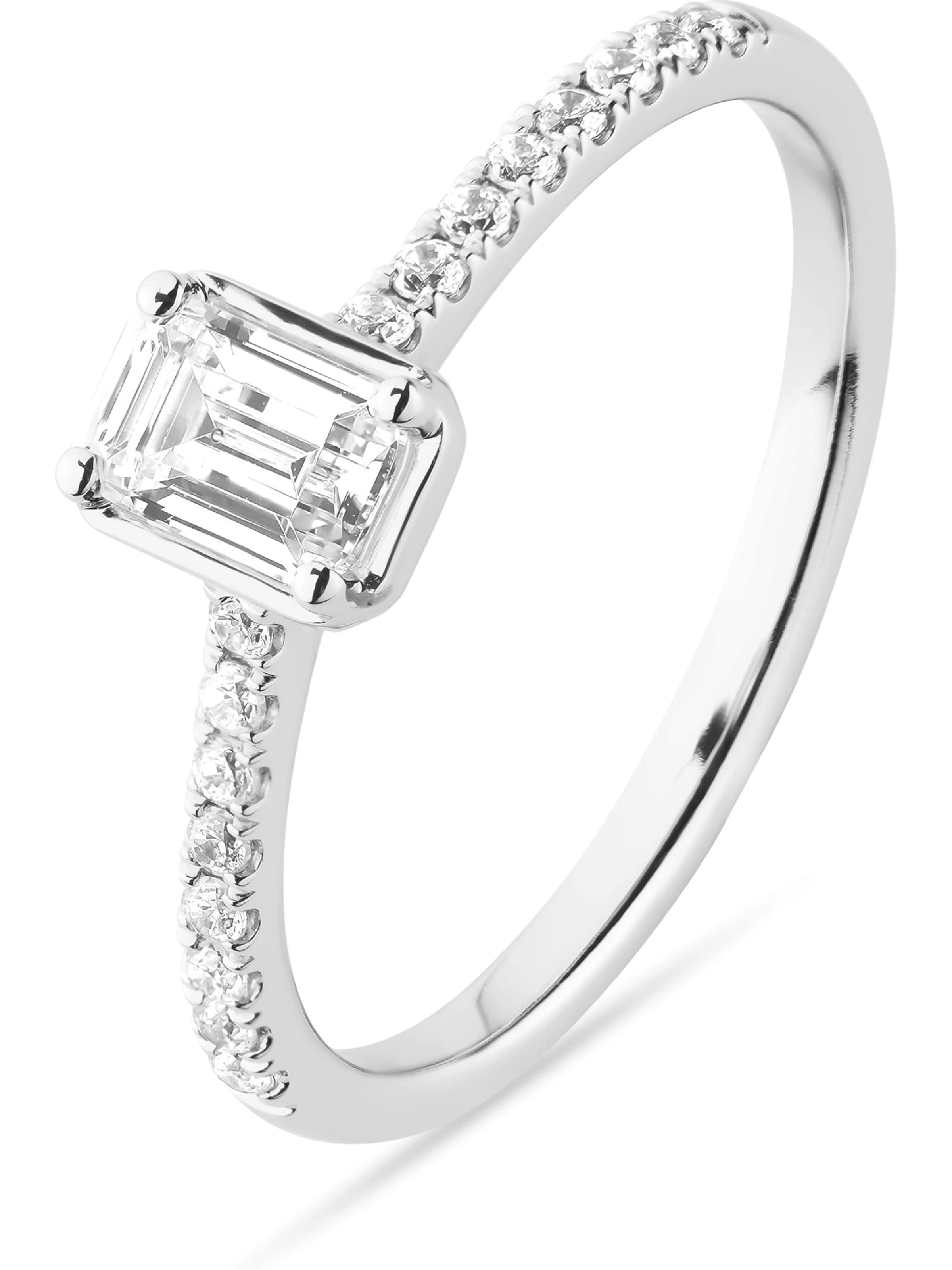 CHRIST Ring in Silber: Vorderseite