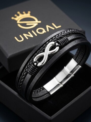 UNIQAL Armband 'NICE' in Zilver