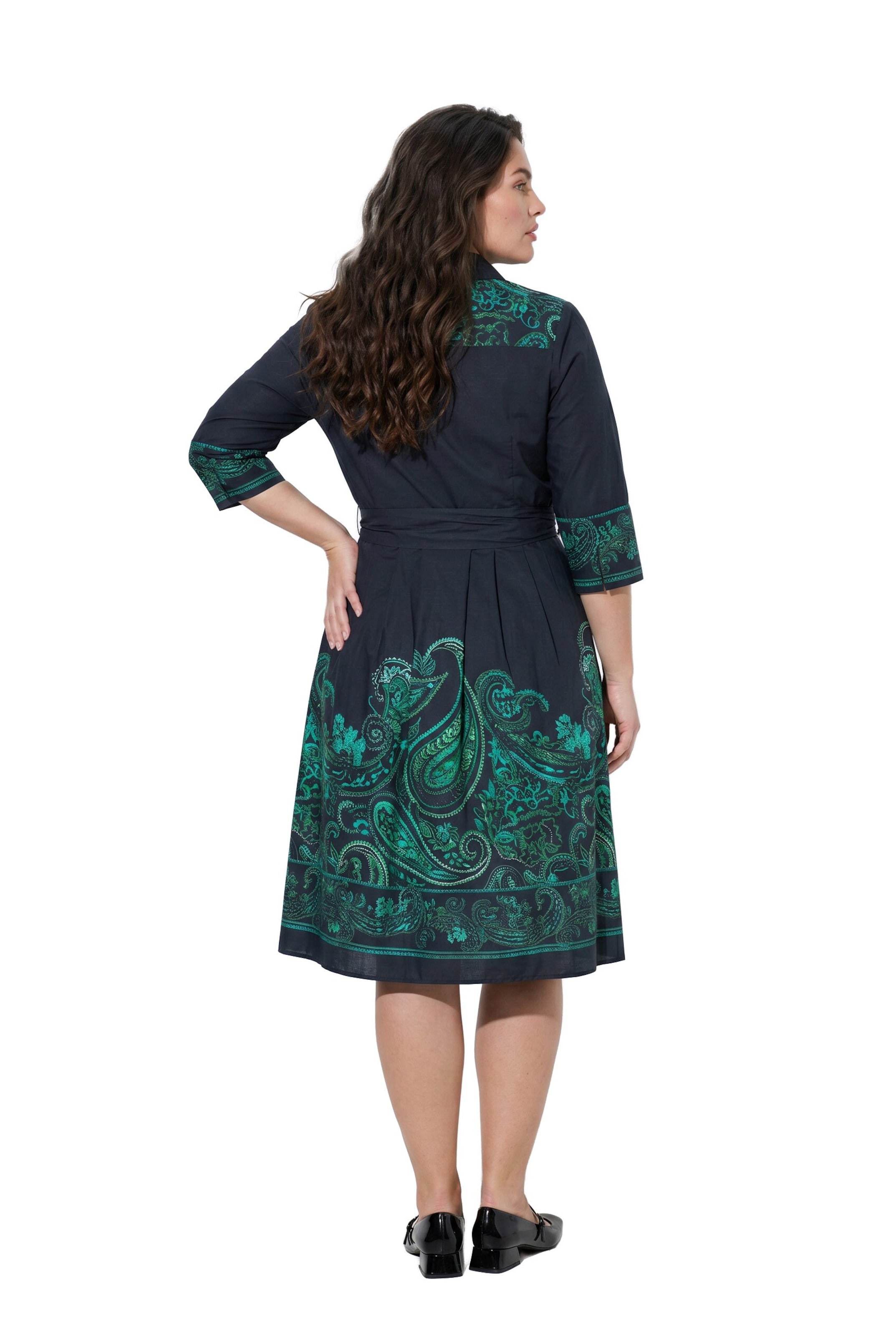 Ulla Popken Blousejurk in Blauw