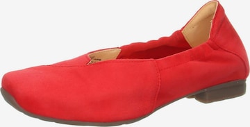 THINK! Ballet Flats in Red: front