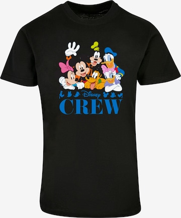 ABSOLUTE CULT Shirt 'Mickey Mouse - Disney Friends' in Zwart: voorkant