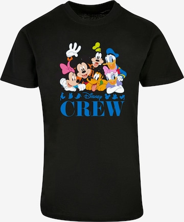 ABSOLUTE CULT T-Shirt 'Mickey Mouse - Disney Friends' in Schwarz: predná strana