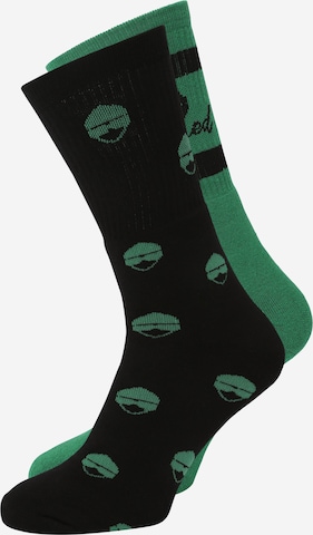 Sinned x ABOUT YOU Socks 'William' in Green: front