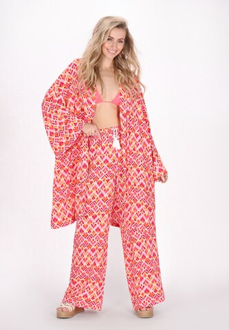 IZIA - Pierna ancha Pantalón 'Spring Summer' en rosa