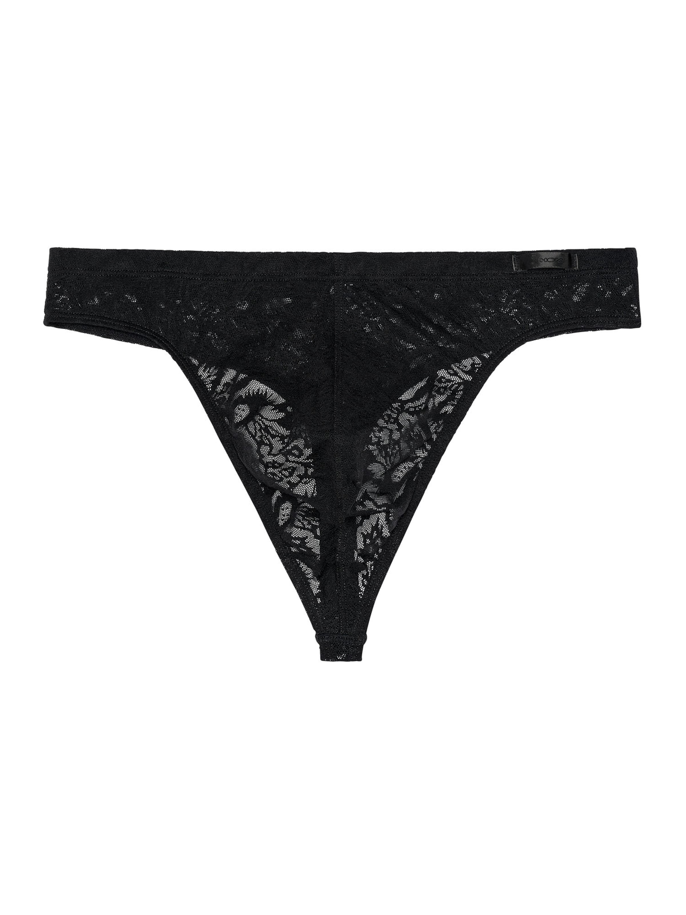 HOM Slip ' Free Cut Lace ' in Black: front