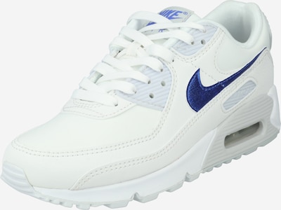 Nike Sportswear Zemie brīvā laika apavi 'Air Max 90', krāsa - tumši zils / balts, Preces skats