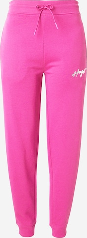 HUGO Red - Tapered Pantalón 'Easy' en rosa: frente
