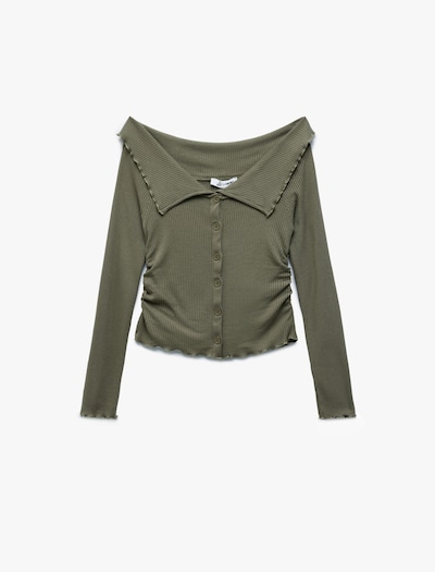 Koton Shirt in khaki, Produktansicht