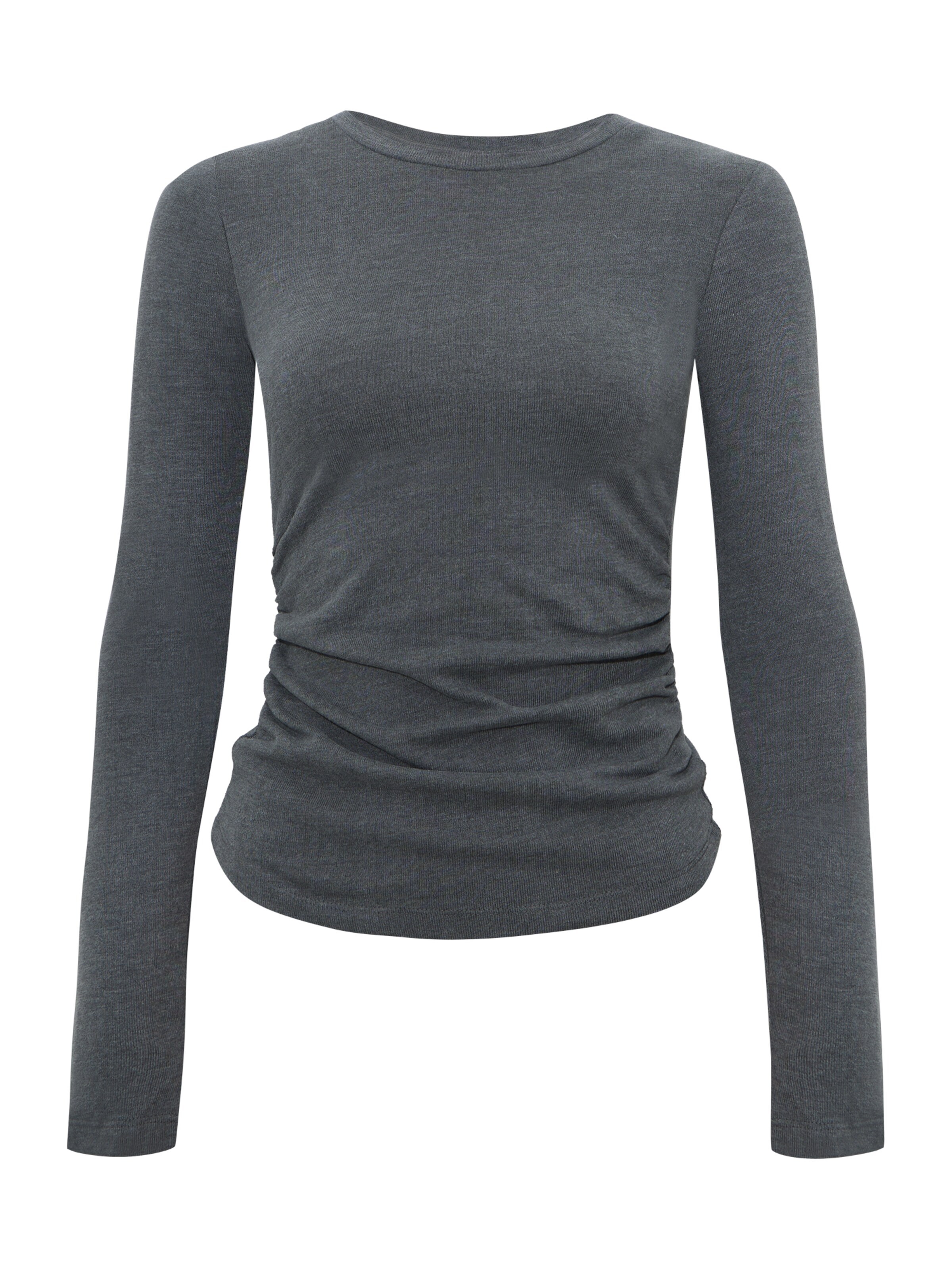 Antargo Shirt 'Luna' in Grey: front