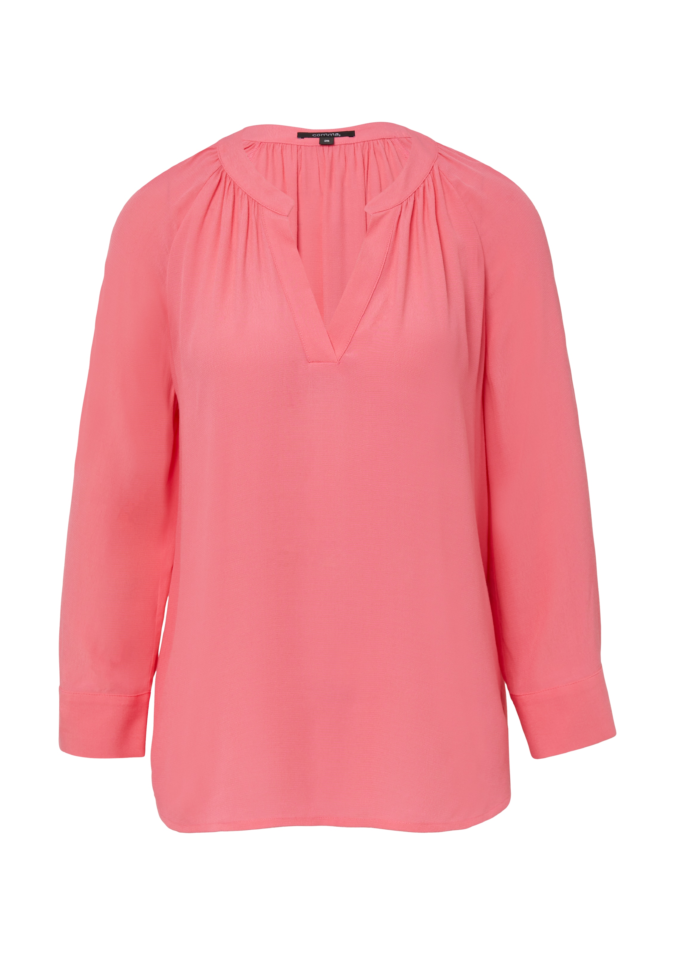 COMMA Blouse in Roze: voorkant