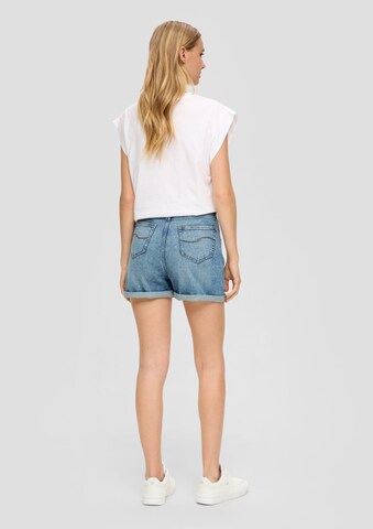 QS Regular Shorts in Blau