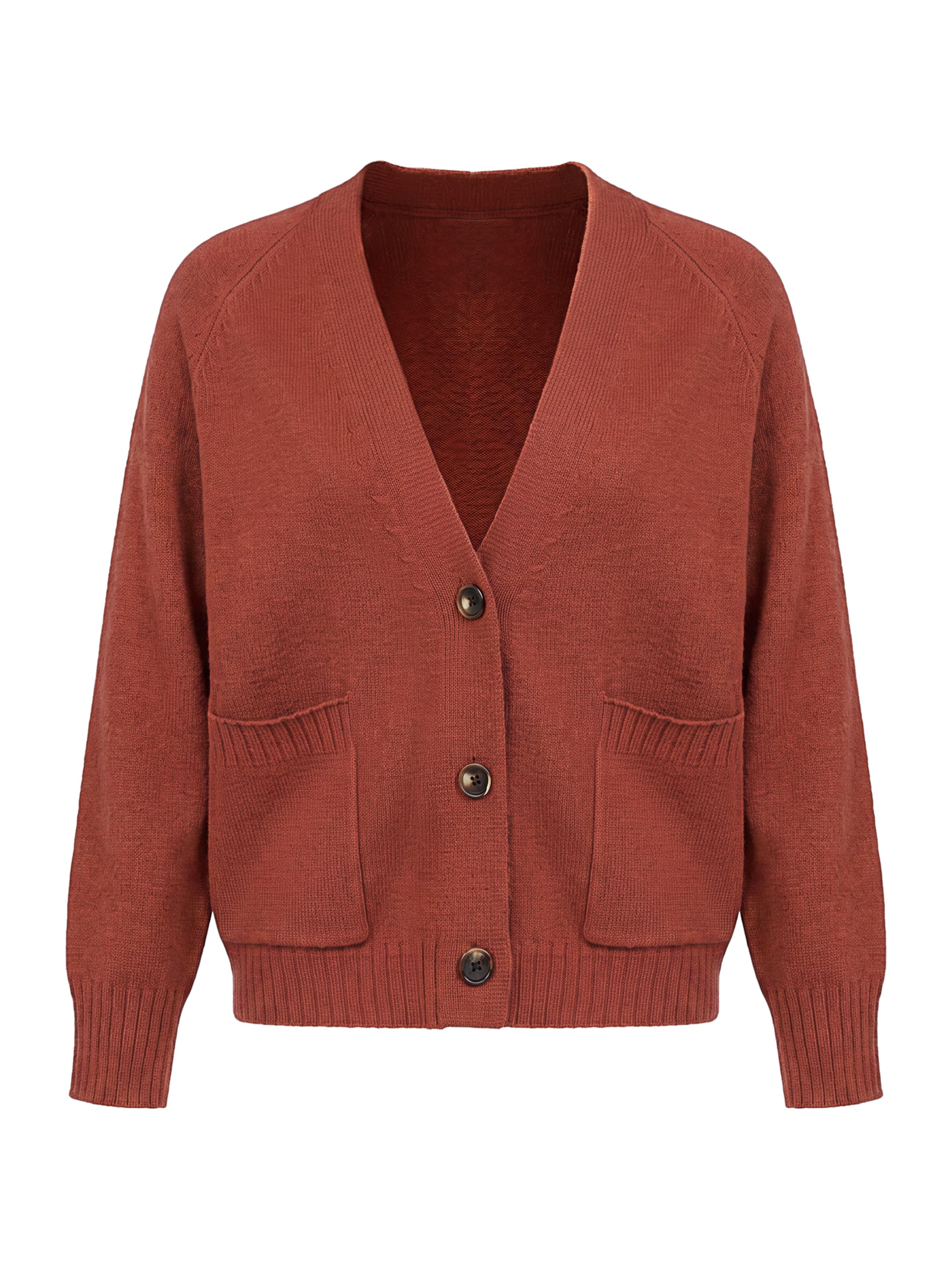 Cardigan Imily Bela en marron : devant