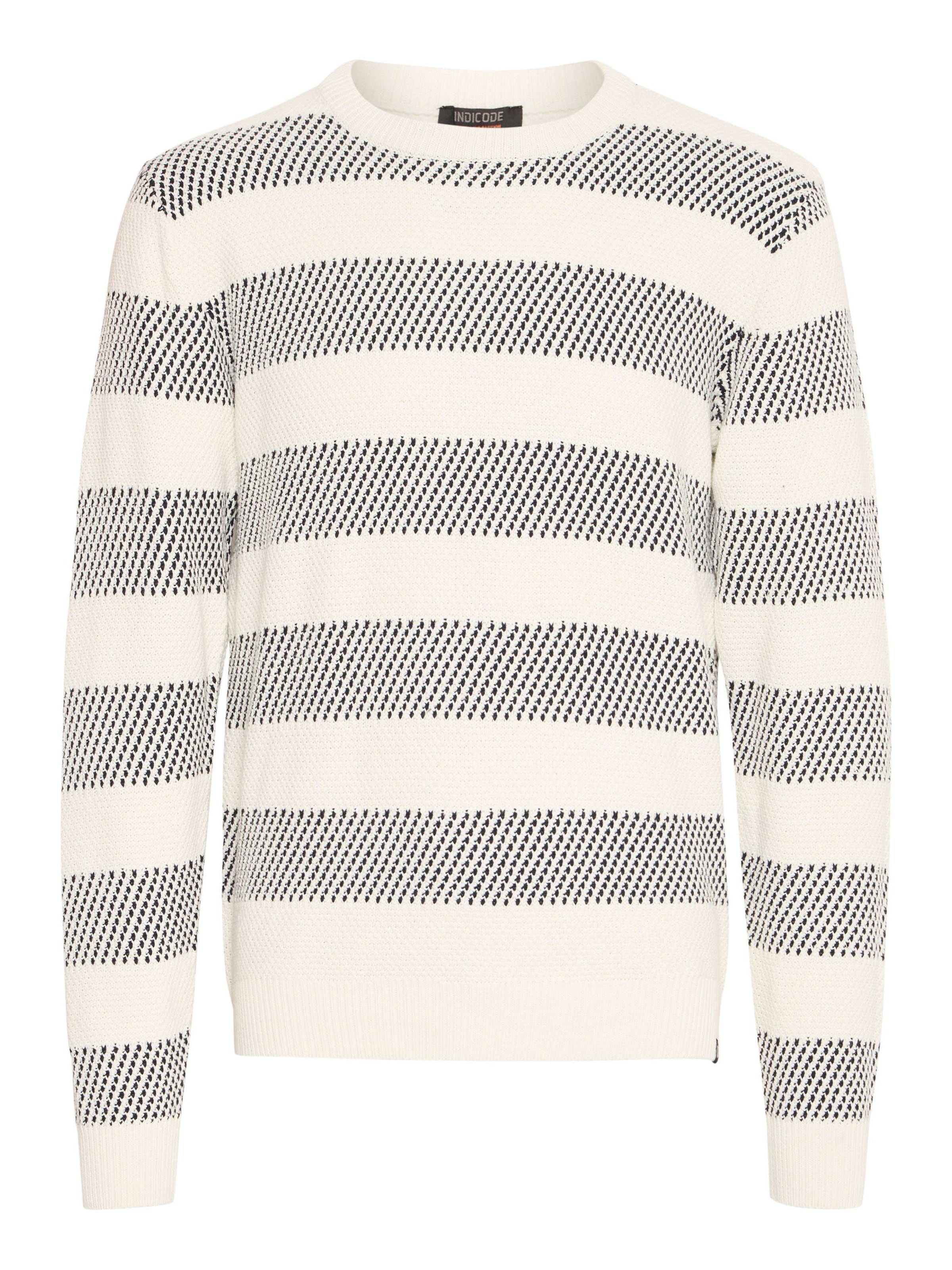 INDICODE JEANS Pullover 'Telly' in Weiß: Vorderseite