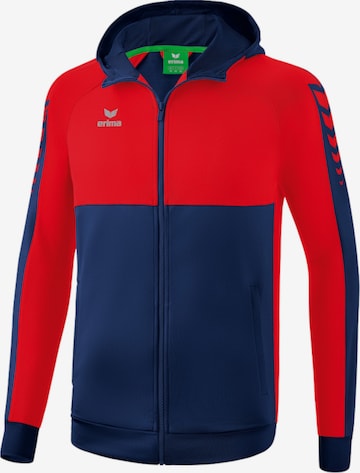 ERIMA Sports sweat jacket in Blue: front