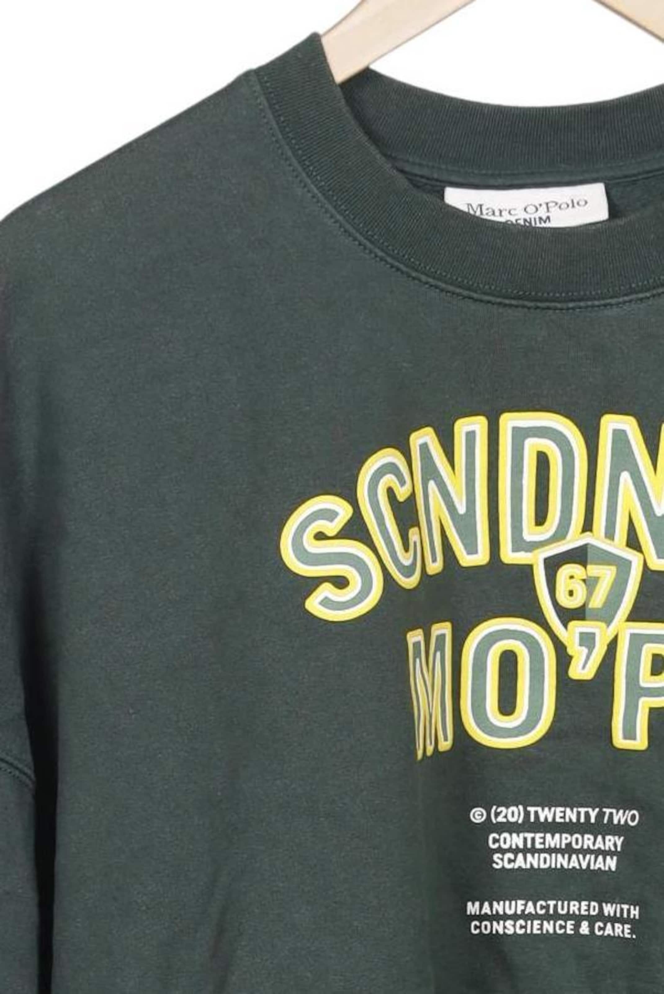 Marc O'Polo Sweatshirt & Zip-Up Hoodie in L in Green