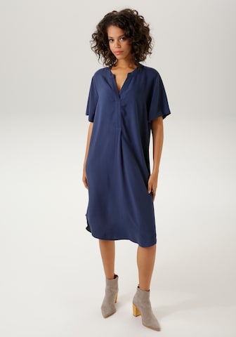 Aniston CASUAL Shirt Dress in Blue: front