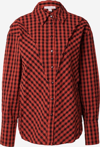 TOPSHOP - Blusa em vermelho: frente