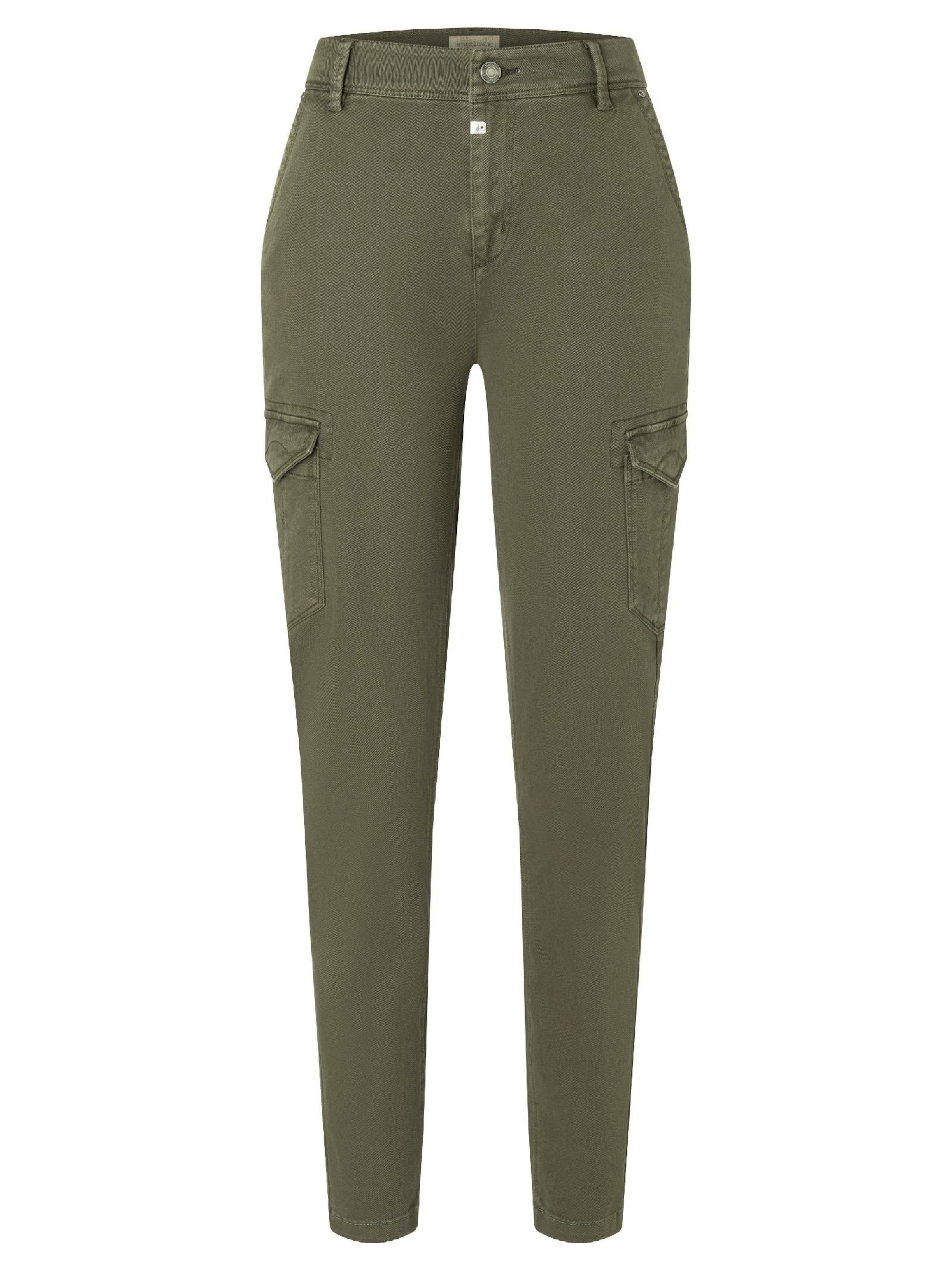 TIMEZONE Slimfit Jeans 'River' in Grün: Vorderseite