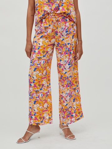 VILA Wide leg Broek in Gemengde kleuren: voorkant