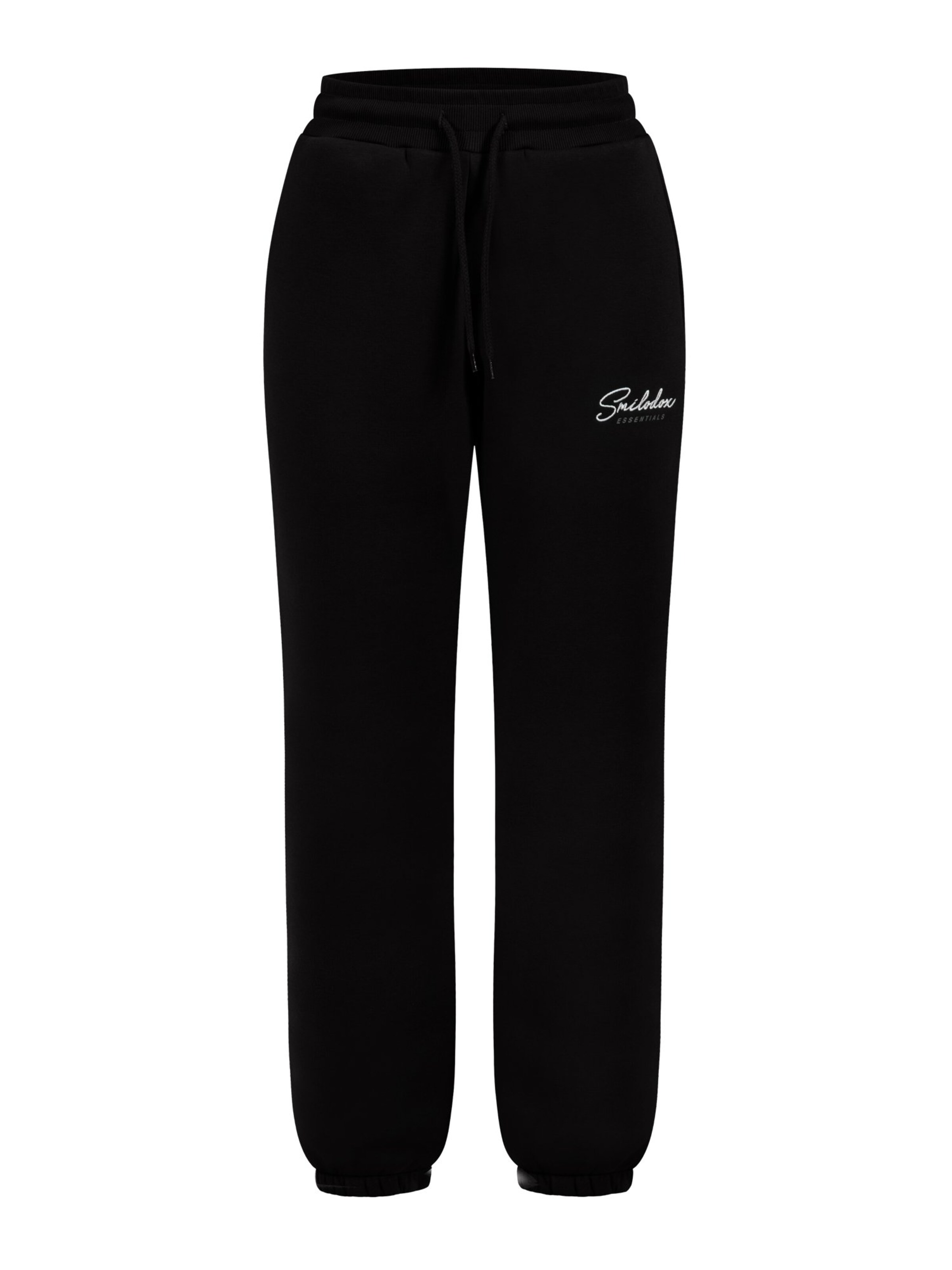 Smilodox Regular Jogginghose Enara Cozy Fit in Schwarz: Vorderseite
