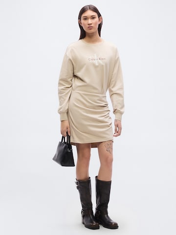 smėlio Calvin Klein Jeans Suknelė