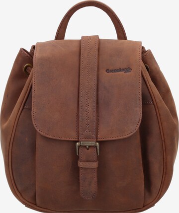Greenland Nature Backpack 'Montenegro' in Brown: front