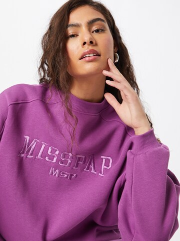 Misspap Sweatshirt in Lila