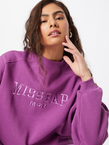 Misspap - Sweatshirt em roxo