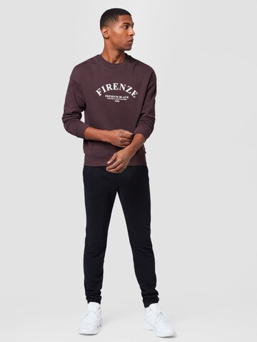 JACK & JONES - Sweatshirt 'BLAKAM' em castanho