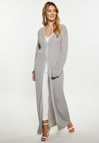 faina Knit cardigan in Grey: front