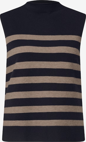STREET ONE Pullunder mit Turtle Neck und Rollkanten in Blau: Vorderseite