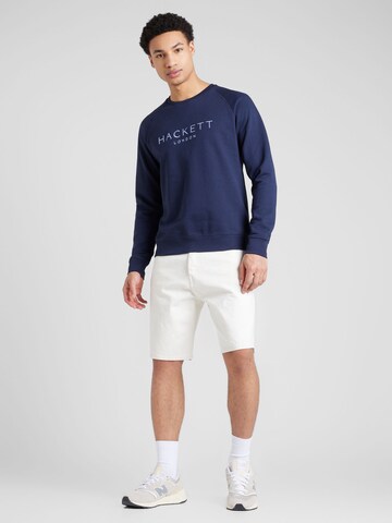 Hackett London Sweatshirt 'HERITAGE' in Blauw