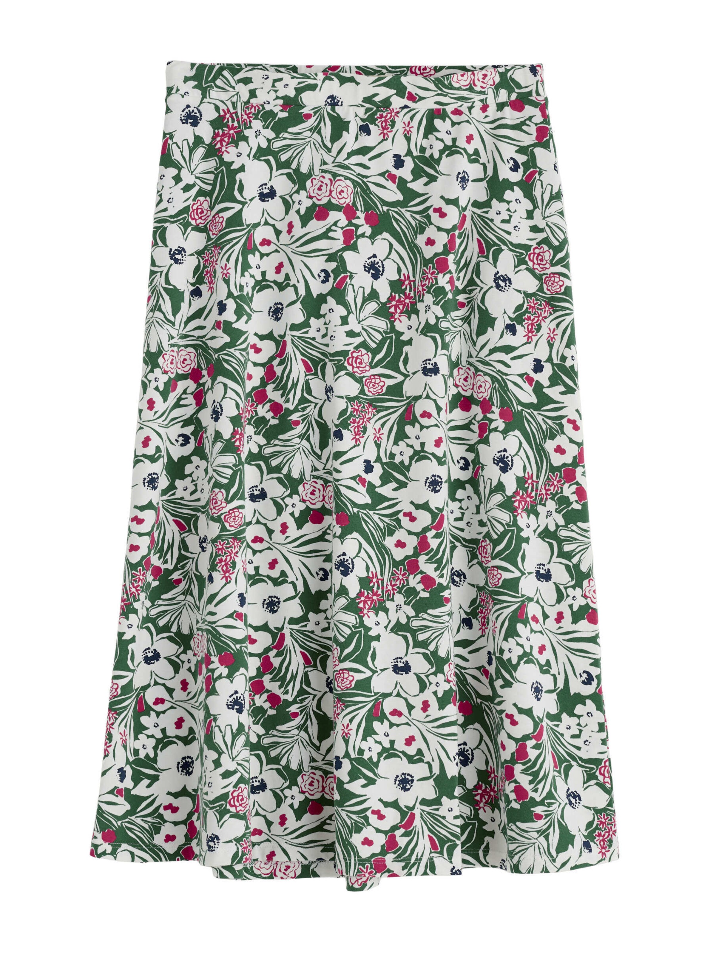 Seasalt Cornwall Nederdel 'Rose' i grøn: forside