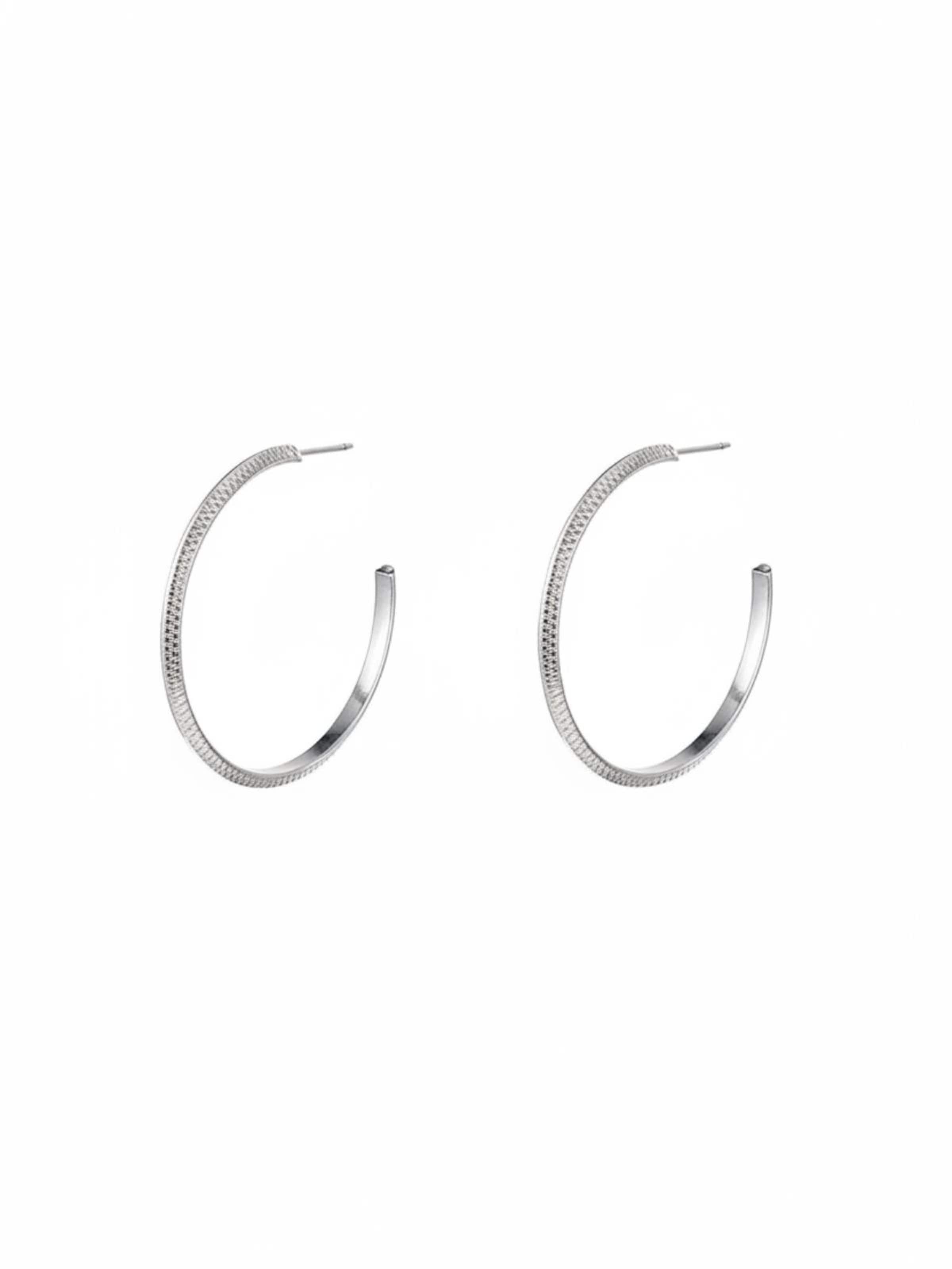 Cala Rose Ohrringe 'DIAMOND'‌‌‌‌‌‌‌‌ in Silber: Vorderseite