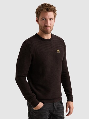 PME Legend Pullover 'Pullover in 100% cotton mouliné with texture' i lilla: forside