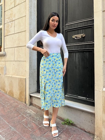 For You Moda Rok in Blauw: voorkant