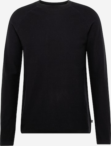 Pullover di QS in nero: frontale