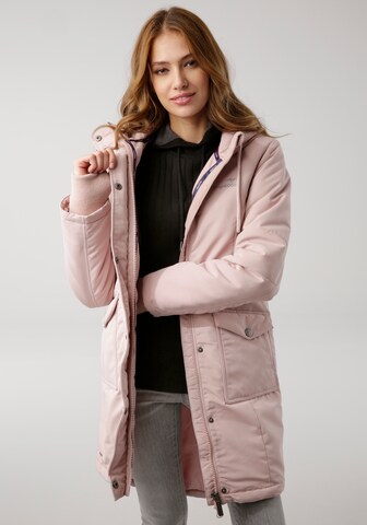 KangaROOS Between-Seasons Parka in Pink: front