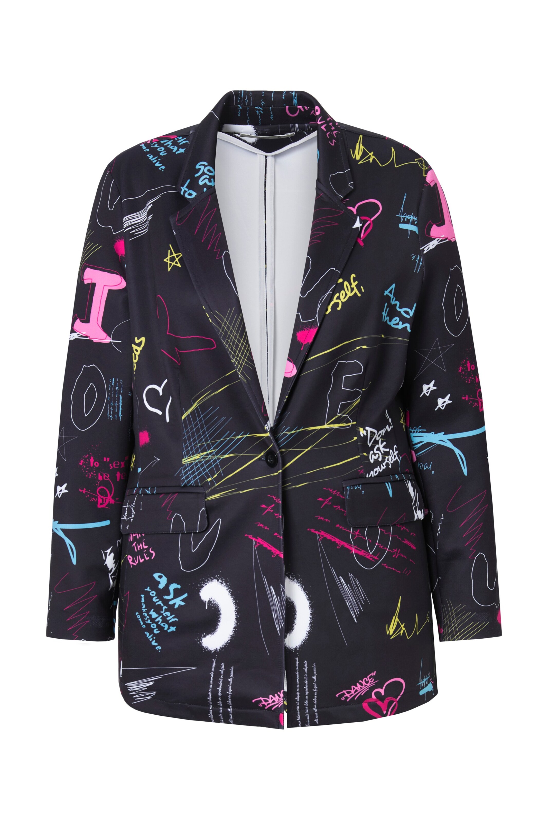 Angel of Style Blazer in Schwarz: Vorderseite