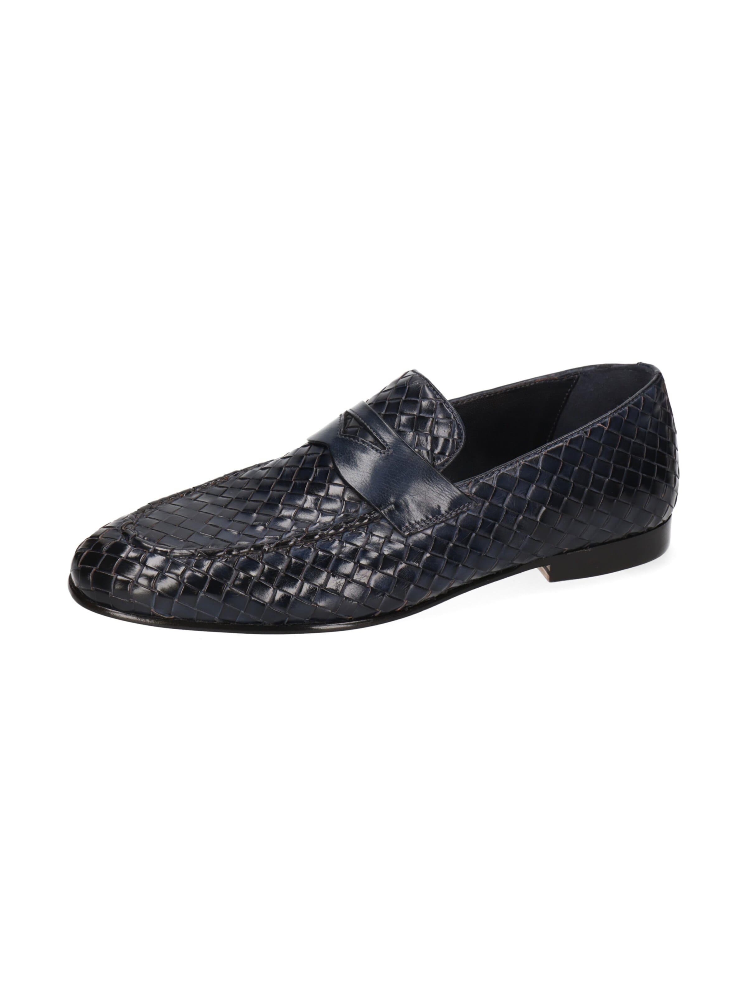 MELVIN & HAMILTON Moccasins 'Thomas 6' in Blue: front
