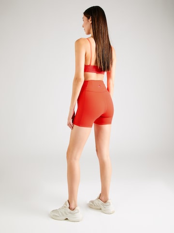 ADIDAS PERFORMANCE Skinny Spodnie sportowe 'Studio' w kolorze czerwony